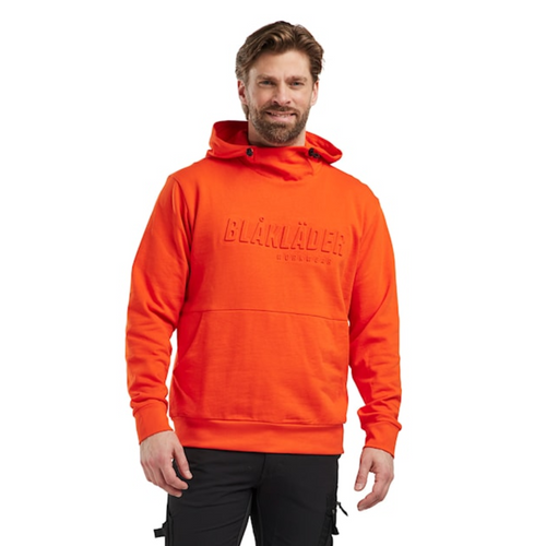 BLAKLADER Cotton Orange  Hoodie  for Carpenters that have  available in Australia and New Zealand
