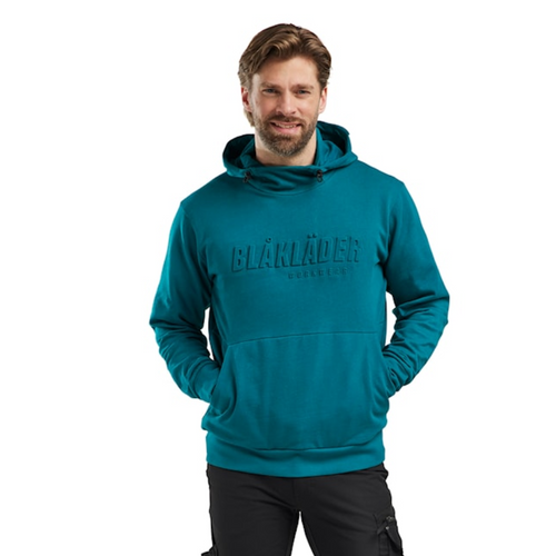 BLAKLADER Hoodie  3530  with  for BLAKLADER Hoodie  | 3530 Mens  Blue Teal 3D Logo Hoodie in Cotton that have  available in Australia and New Zealand