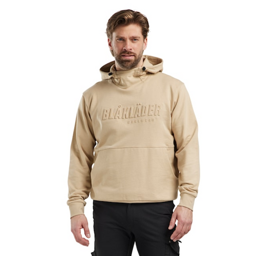 BLAKLADER Cotton Beige  Hoodie  for Carpenters that have  available in Australia and New Zealand