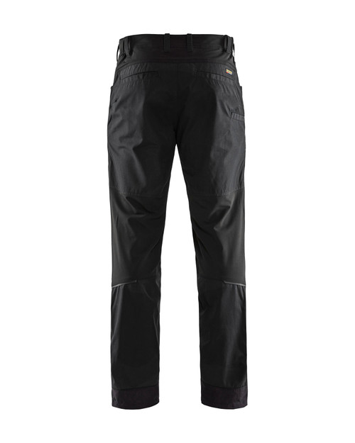 BLAKLADER Durable Poly/Cotton Blend Black Trousers for Cabinet Makers that have  available in Australia and New Zealand