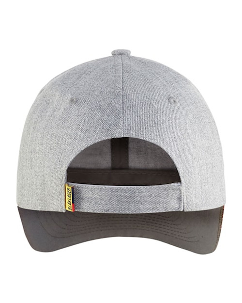 BLAKLADER Headwear | 2053 Grey Melange Headwear Cap with Logo in Wool