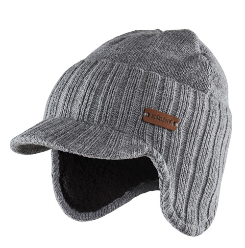 Incredibly comfortable Blaklader Workwear, supple, and warming winter cap with ear flaps.
