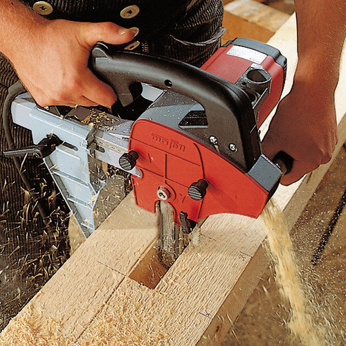 Discover the MAFELL LS103 Chain Mortiser, a lightweight (8.7 kg) tool for precise mortising up to 150mm deep.