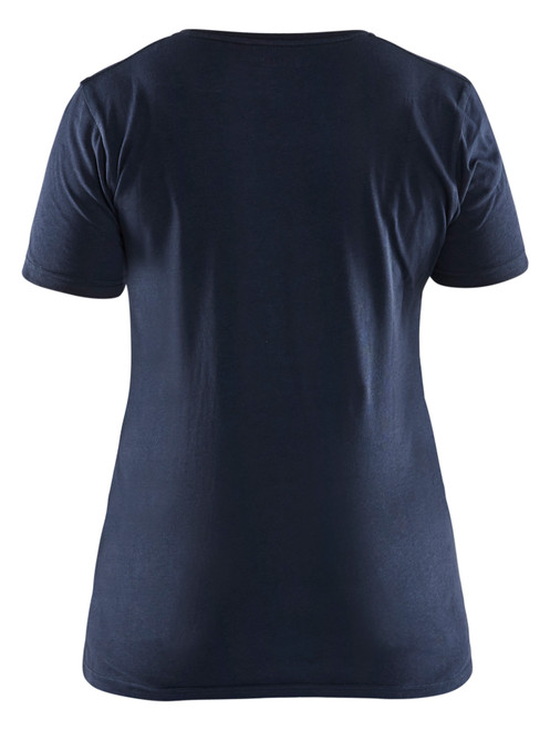 Buy online in Australia and New Zealand a Womens Dark Navy Blue Shirt  for Electricians that are comfortable and durable.