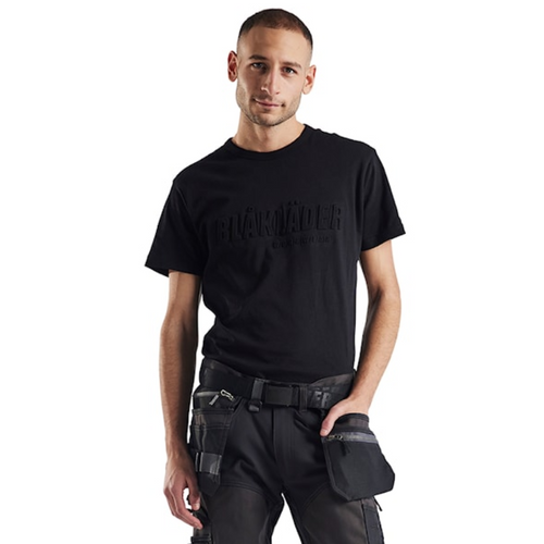 BLAKLADER Cotton Black  T-Shirt  for Carpenters that have  available in Australia and New Zealand