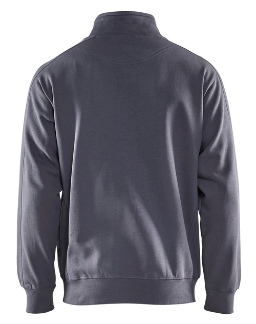 BLAKLADER Pullover  3349 with  for BLAKLADER Pullover  | 3349 Grey Full Zip Pullover in Durable Poly/Cotton Blend that have Full Zip  available in Australia and New Zealand