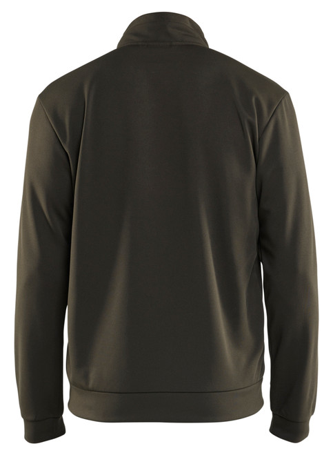 BLAKLADER Pullover  3366  with  for BLAKLADER Pullover  | 3366 Mens Olive Green Full Zip Pullover in Polyester Fleece that have Full Zip  available in Australia and New Zealand