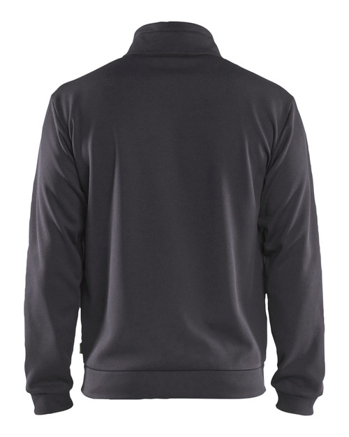 BLAKLADER Polyester Fleece Mid Grey  Pullover  for Carpenters that have Full Zip  available in Australia and New Zealand