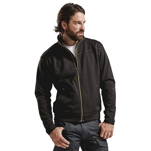 BLAKLADER Pullover  3362  with  for BLAKLADER Pullover  | 3362 Mens Black / High Vis Yellow Full Zip Pullover in Polyester Fleece that have Full Zip  available in Australia and New Zealand