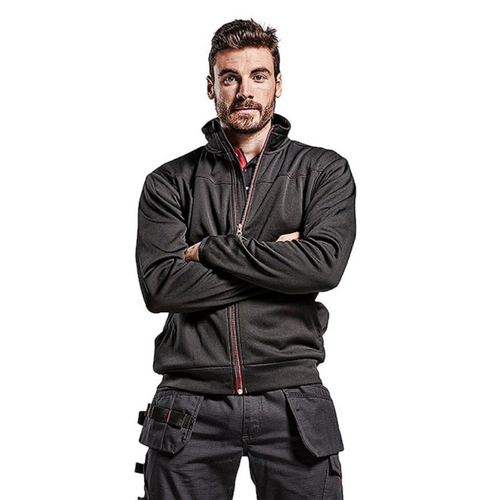 BLAKLADER Pullover  3362  with  for BLAKLADER Pullover  | 3362 Mens Black / Red Full Zip Pullover in Polyester Fleece that have Full Zip  available in Australia and New Zealand