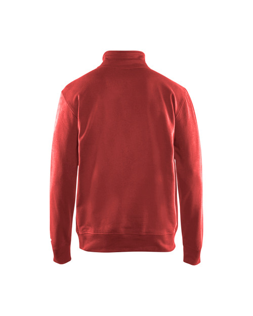 BLAKLADER Pullover  3369  with  for BLAKLADER Pullover  | 3369  Red 1/4 Zip Collared Pullover in Cotton that have 1/4 Zip  available in Australia and New Zealand