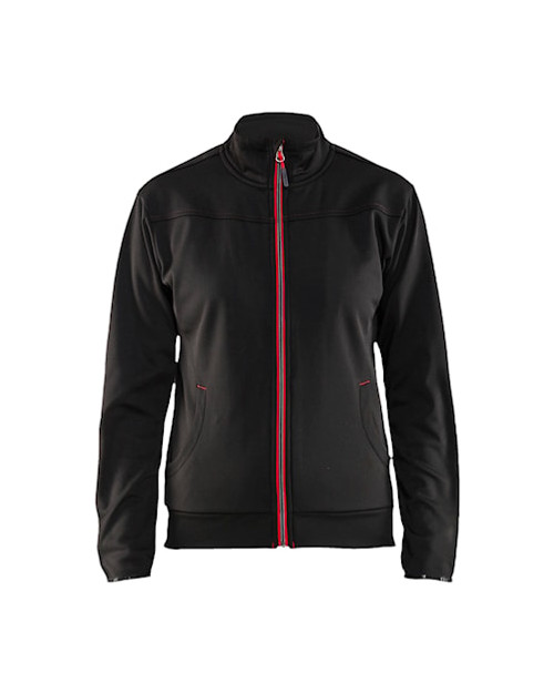 SNICKERS Pullover  3394  with  for SNICKERS Pullover  | 3394 Womens Black / Red Full Zip Pullover with Polyester Fleece that have Full Zip  available in Australia and New Zealand