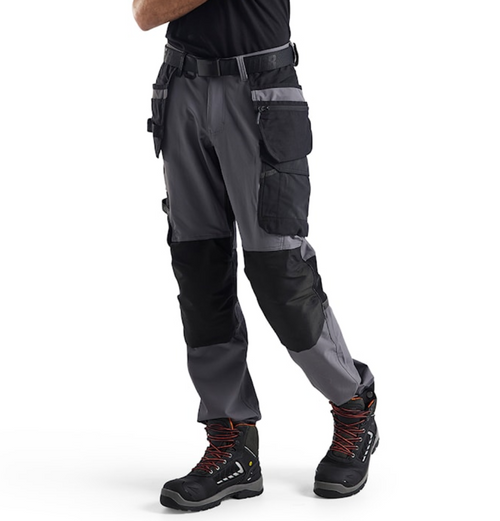 Craftsman Hardware supplies Mens Mid Grey Trousers with Holster Pockets for the HVAC Industry and Plumbers in Brighton, Cheltenham and Moorabin