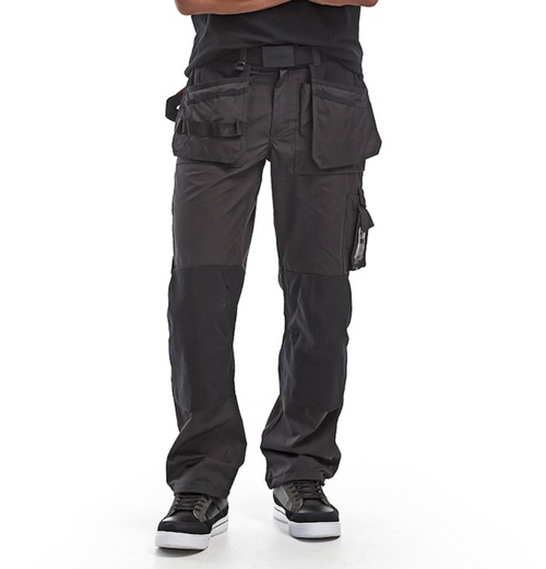 Craftsman Hardware supplies BLAKLADER Dark Grey Trousers with Holster Pockets for the Fabrication Industry and Installers in Glen Waverley, Bayswater and Mitcham