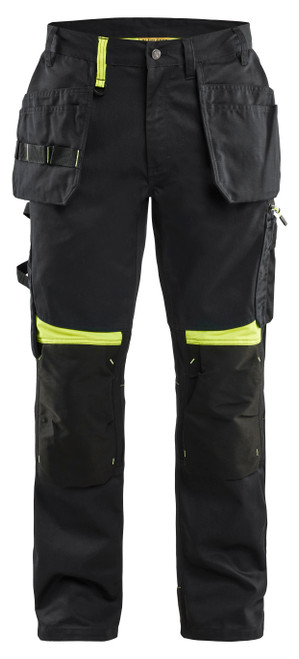 BLAKLADER 1555 Black Trousers with Holster Pockets for the Electrical Industry and Electricians in Melbourne, Sydney and Perth