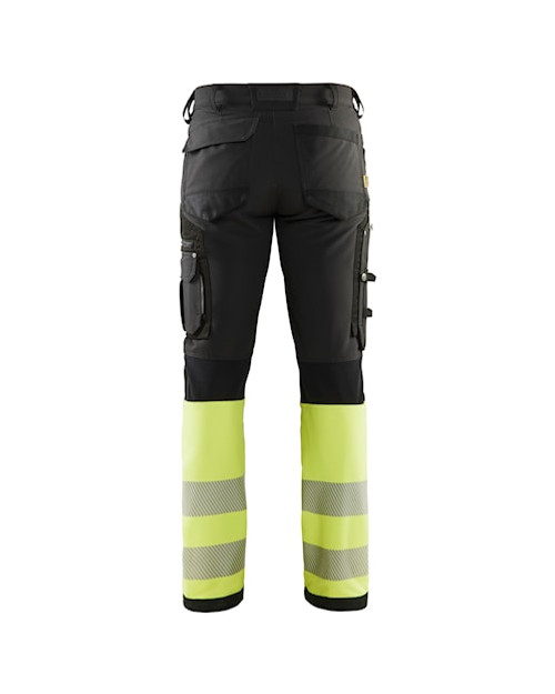 BLAKLADER Trousers 1193 with Kneepad Pockets  for Carpenters that have Reflective Tape  available in Australia