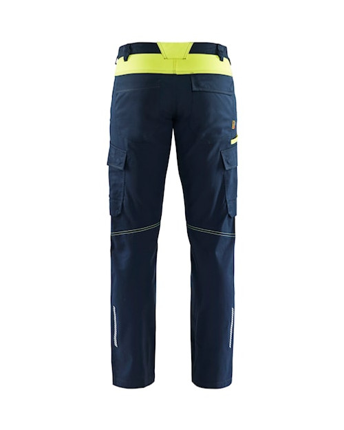 Suitable work Trousers available in Australia BLAKLADER 2-Way Stretch Dark Navy Blue Trousers for Electricians