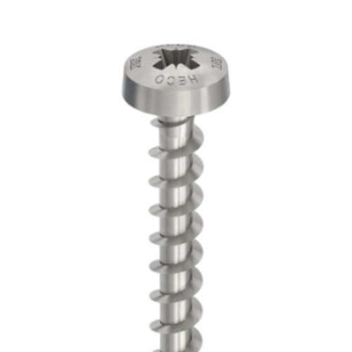HECO Pan Head Screws | 3mm A2 304 Stainless Steel Full Thread with PZ Drive for Outdoor Screws, Trade Boxes for General Purpose Screws in Australia