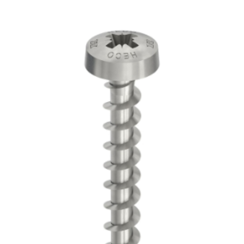 HECO Pan Head Screws | 3.5mm A2 304 Stainless Steel Full Thread with PZ Drive for Outdoor Screws, Trade Boxes for General Purpose Screws in the Pacific