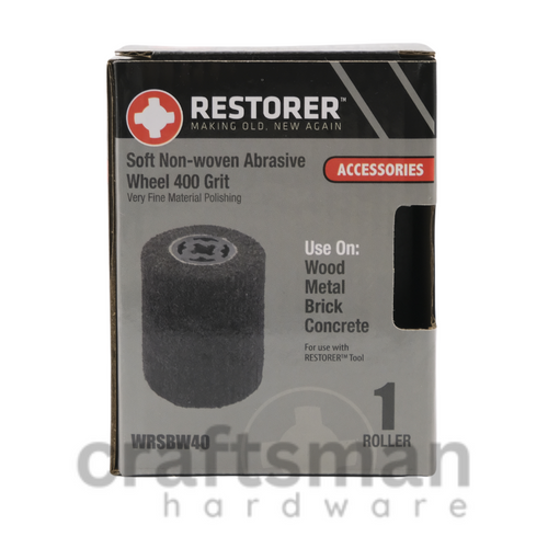 Buy RESTORER TOOL Soft Abrasive Attachments P400 for fine polishing of aluminum, stainless steel, brass, and copper.