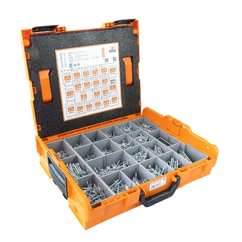 HECO Screw Assortment | HT-Plus Screw Assortment with 3,005 Screws and L-BOXX in 102