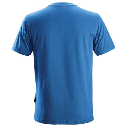 SNICKERS Cotton with Stretch Blue  Shirt  for Carpenters that have Short Sleeve  available in Australia and New Zealand