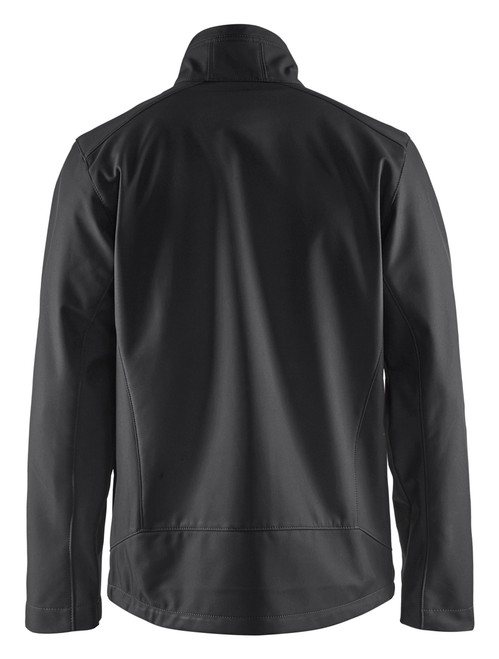 BLAKLADER Jacket | 4951 Mens Black Jacket with Full Zip in Softshell