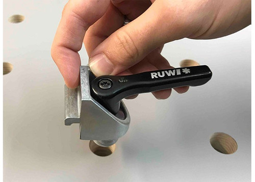 Buy Online 20mm Holes Clamps from RUWI with Lever for the Joinery and Woodworking Industry and Operators in Australia