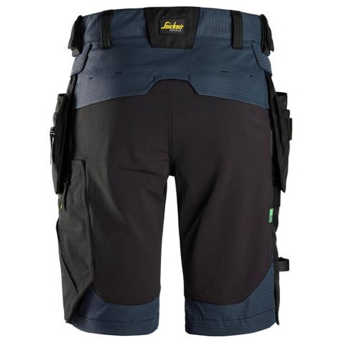 SNICKERS Shorts 6172 with Detachable Holster Pockets  for SNICKERS Shorts | 6172 Flexi Work Navy Blue Shorts with Detachable Holster Pockets 2-Way Stretch that have Configuration available in Electrical