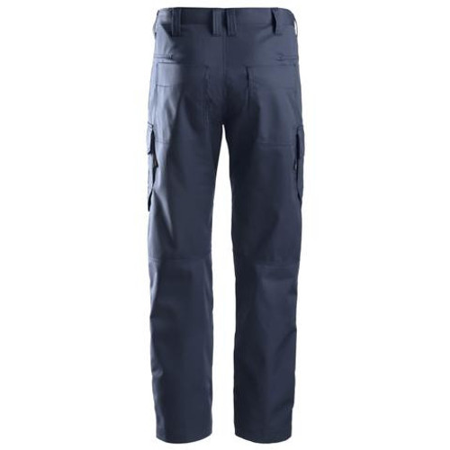 SNICKERS Trousers | 6801 Service Navy Blue Trousers with Kneepad Pockets and Scratch Free Cordura-SALE