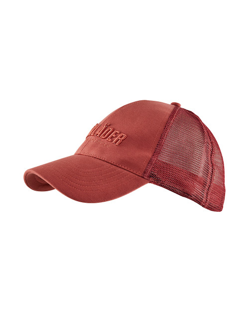 BLAKLADER Headwear | 2075 Burned Red Headwear Trucker Cap with Logo