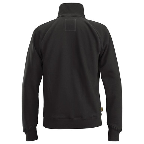 SNICKERS Sweater | 2886 Black Full Zip Sweatshirt in Durable Poly/Cotton Blend-SALE
