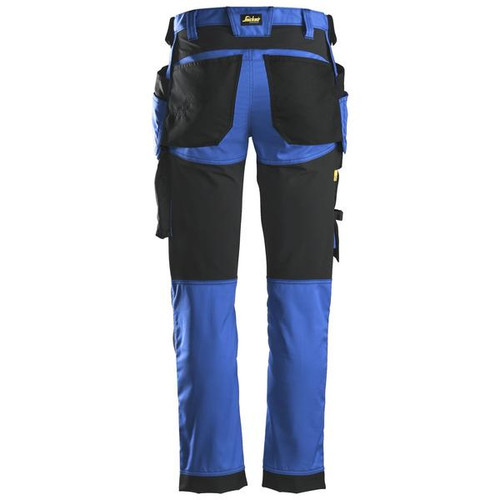 Suitable work Trousers available in Australia and New Zealand SNICKERS Cotton with Stretch Blue Trousers for Plumber