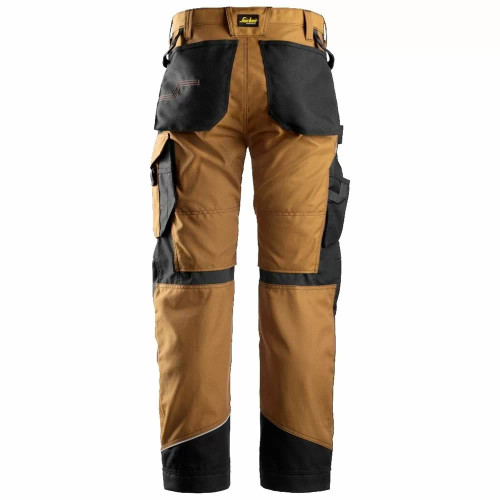SNICKERS Trousers | 6303 Brown RuffWork Canvas + Work Trousers -SALE