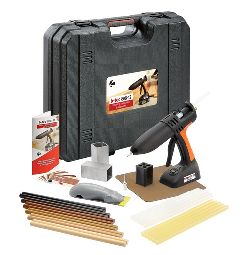 KNOTTEC Glue Gun | 808-12 Cordless Applicator Glue Gun Kit for Wood Repair and Flooring Installation