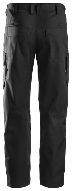 SNICKERS Cordura Black Trousers for Carpenters that have Kneepad Pockets available in Australia