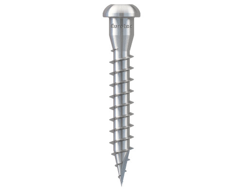 EUROTEC Screws | 5mm T20 ABS Angle Bracket Screws Pan Head with Full Thread in Steel Blue Galvanised