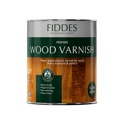 FIDDES Premier Wood Varnish for Hardwood Woodworking and Flooring Projects.