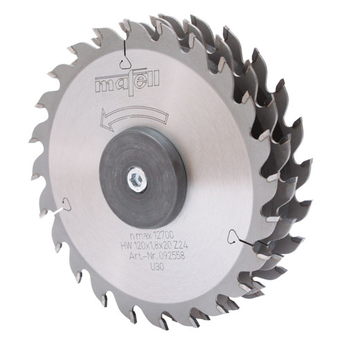 The Mafell Accessories 206072 Groove Cutter MF-SE 3 is a specialized tool designed for simultaneously routing up to 3 grooves