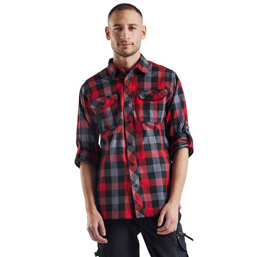 Buy online in Australia and New Zealand a Mens Red Shirt  for Carpenters that are comfortable and durable.