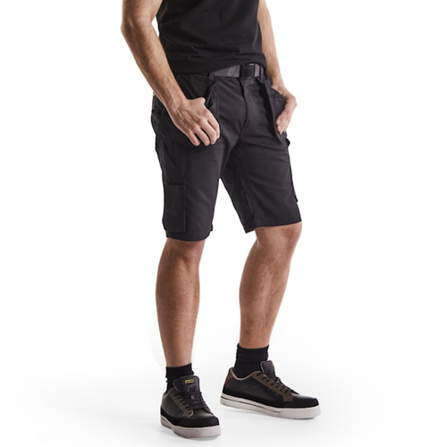 BLAKLADER Shorts 1494 with Holster Pockets  for BLAKLADER Shorts | 1494 Service Stretch Black Shorts with Holster Pockets Rip-Stop with Stretch that have Configuration available in Carpentry
