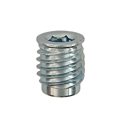 The RAMPA SKD330 M10 Nut Inserts with Collar in Silver Zinc are designed for optimal performance in wood
