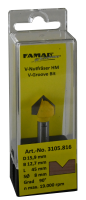 Buy Online FAMAG ° 60 V-Groove for Router Bits with ° 60 V-Groove for the Cabinet Making Industry and Carpenters in Victoria and New South Wales.