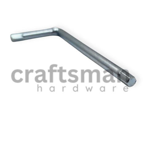 The RAMPA Accessories Allen Key HEXAGON KR 4mm is a durable, hardened hex key designed for the assembly and disassembly of demountable furniture.