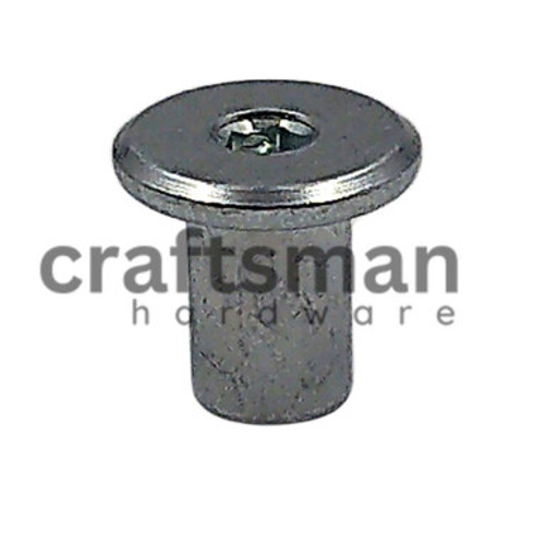 RAMPA Blind Nut | ROUND RFL M6 Blind Nut with Head Diameter 17mm in Silver Zinc