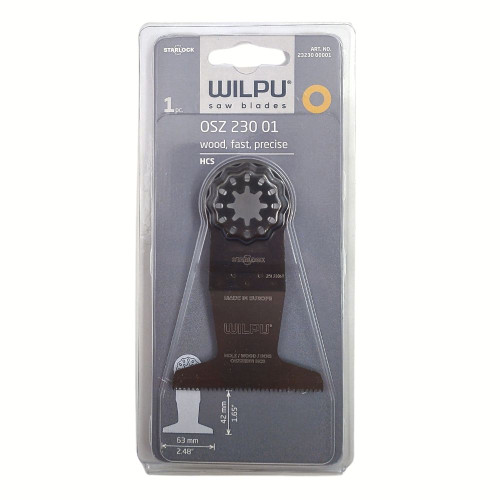 WILPU Multi Tool Blade for Timber, MDF, Plaster Board, the OSZ 230 Saw Blade is for Plunge for Solid Timber