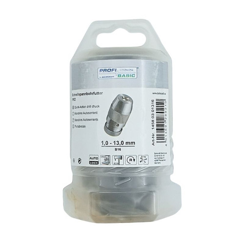 BOHRCRAFT Equipment | PRO Self-Tightening for Drill Press Chuck B16 Shank