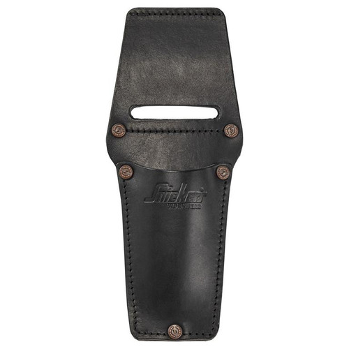 Snickers Workwear, A leather pouch for utility knifes that attaches to the belt or tool holders.
