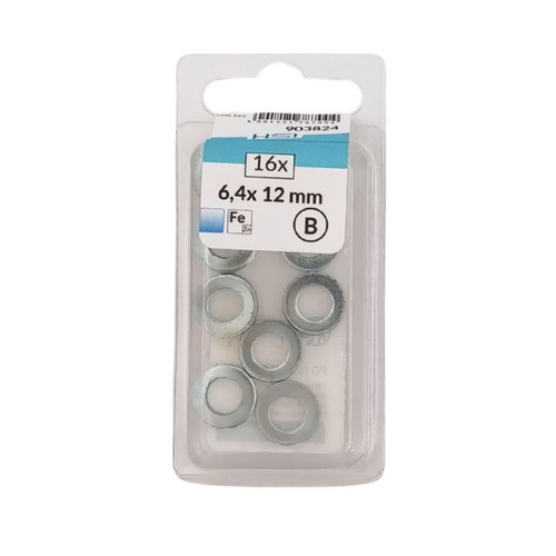 Our Flat Washers 6.4 x 12mm are manufactured to DIN 125 standards, ensuring reliable load distribution and protection for your fastening assemblies. Our Flat Washers 6.4 x 12mm are manufactured to DIN 125 standards, ensuring reliable load distribution and protection for your fastening assemblies.