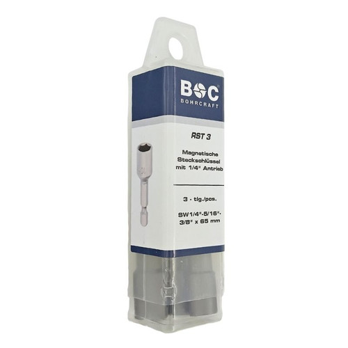 This set includes the three most commonly used socket sizes — 1/4", 5/16", and 3/8" — making it a versatile solution for both professional and workshop use. This set includes the three most commonly used socket sizes — 1/4", 5/16", and 3/8" — making it a versatile solution for both professional and workshop use.